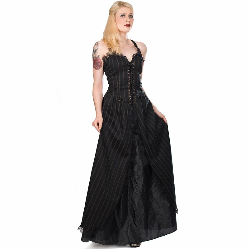 Aderlass Maxi Dress - Long Dress Steam Punk 1 Aderlass Maxi Dress - Long Dress Steam Punk
