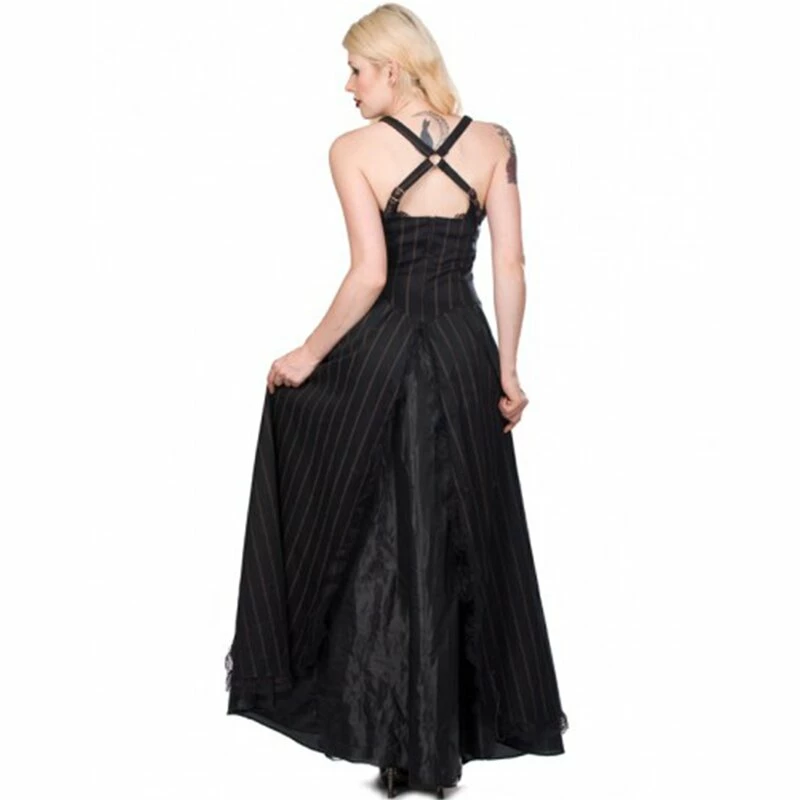 Aderlass Maxi Dress - Long Dress Steam Punk 2 Aderlass Maxi Dress - Long Dress Steam Punk - Image 2
