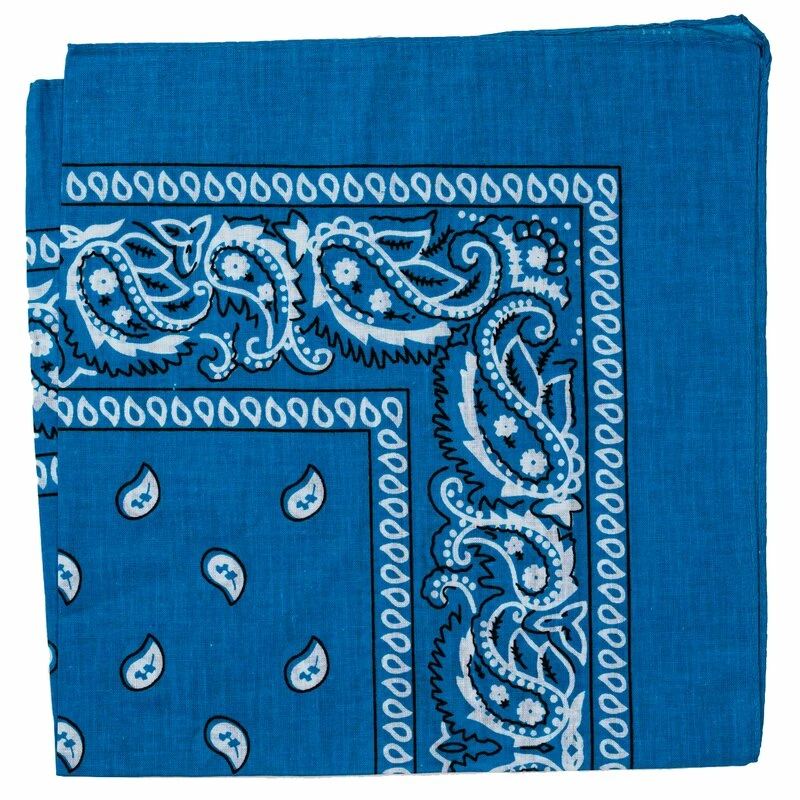 Bandana - Paisley Blue 2 Bandana - Paisley Blue - Image 2