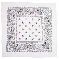 Bandana - Paisley White