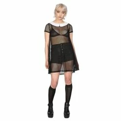 Banned Alternative Mesh Mini Dress - Temptress