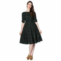 Banned Retro Vintage Dress - Gabrielle Check