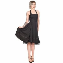 Black Pistol Vintage Dress - Sixities