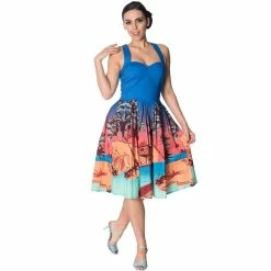 Dancing Days Neckholder Dress - Tropical Strappy -The Rock Shop - shop dancing days neckholder dress tropical strappy 13
