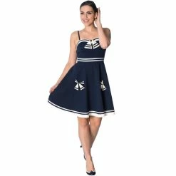 Dancing Days Vintage Dress - Set Sail Strappy -The Rock Shop - shop dancing days vintage dress set sail strappy3