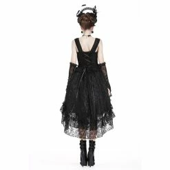Dark In Love Cocktail Dress - Lolita Lace -The Rock Shop - shop dark in love cocktail dress lolita lace4