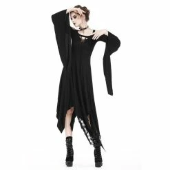 Dark In Love Gothic Dress - Hooked Rope -The Rock Shop - shop dark in love gothic dress hooked rope4