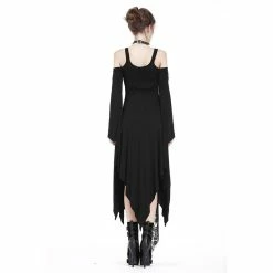 Dark In Love Gothic Dress - Hooked Rope -The Rock Shop - shop dark in love gothic dress hooked rope5
