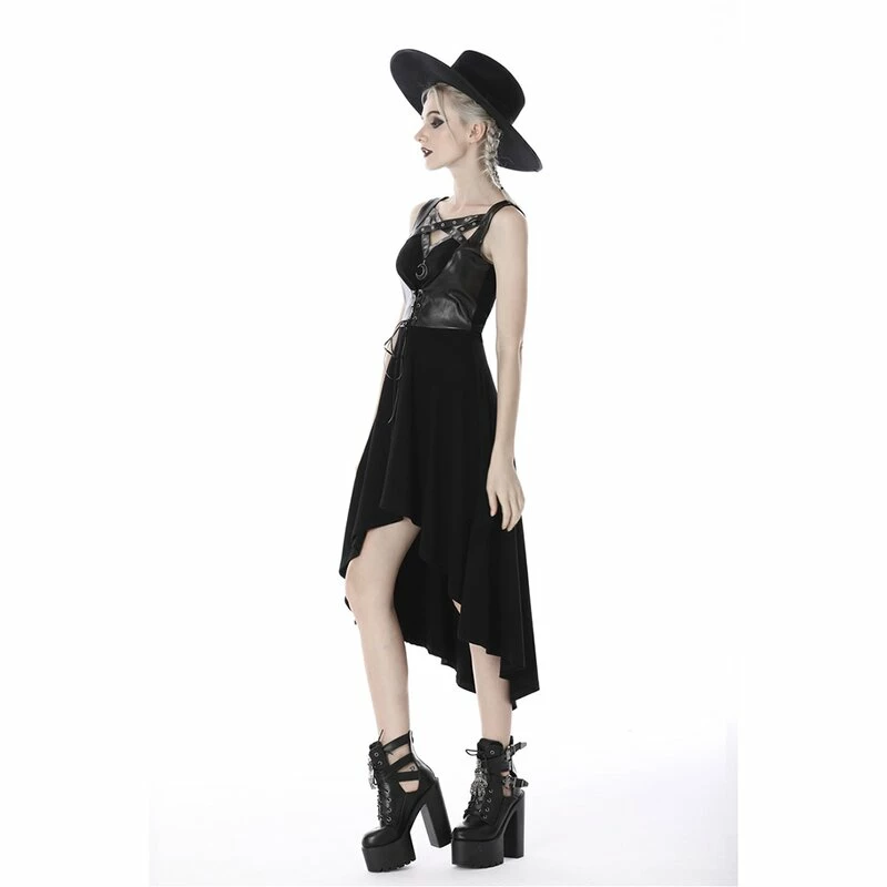 Dark In Love Gothic Dress - Moon 5 Dark In Love Gothic Dress - Moon - Image 5