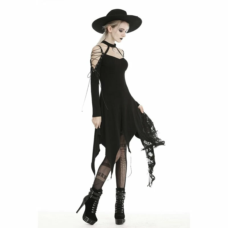 Dark In Love Gothic Dress - Punk Off 3 Dark In Love Gothic Dress - Punk Off - Image 3