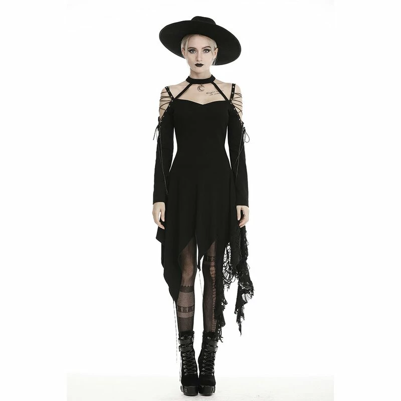 Dark In Love Gothic Dress - Punk Off 4 Dark In Love Gothic Dress - Punk Off - Image 4