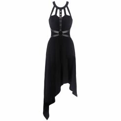 Dark In Love Harness Dress - Slanted -The Rock Shop - shop dark in love harness dress slanted6