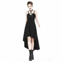 Dark In Love High-Low Dress - Leather Star