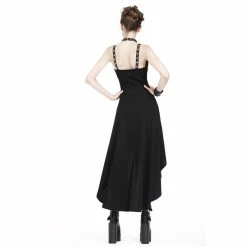 Dark In Love High-Low Dress - Leather Star -The Rock Shop - shop dark in love high low dress leather star6