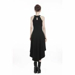 Dark In Love High-Low Dress - Metal Chain -The Rock Shop - shop dark in love high low dress metal chain6