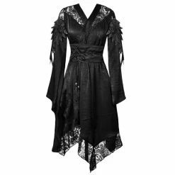 Dark In Love Mini Dress - Angel Kimono -The Rock Shop - shop dark in love mini dress angel kimono6