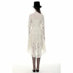 Dark In Love Mini Dress - Beige Wench -The Rock Shop - shop dark in love mini dress beige wench4