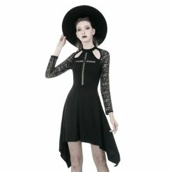 Dark In Love Mini Dress - Hollow Cross