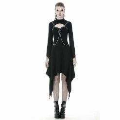 Dark In Love Mini Dress - Punk Chain -The Rock Shop - shop dark in love mini dress punk chain3