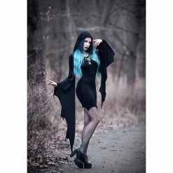 Dark In Love Mini Dress - Super Bat -The Rock Shop - shop dark in love mini dress super bat6