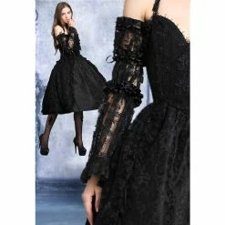 Dark In Love Oversleeves (1-Pair) - Crumple Sleeve -The Rock Shop - shop dark in love oversleeves 1 pair crumple sleeve3