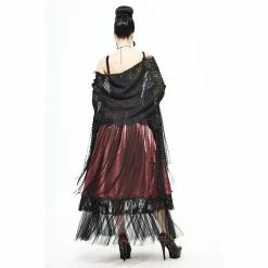 Devil Fashion Crochet Scarf - Agnes -The Rock Shop - shop devil fashion crochet scarf agnes3