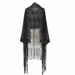Devil Fashion Crochet Scarf - Agnes -The Rock Shop - shop devil fashion crochet scarf agnes4