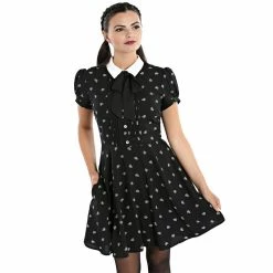 Hell Bunny Skater Dress - Ribcage