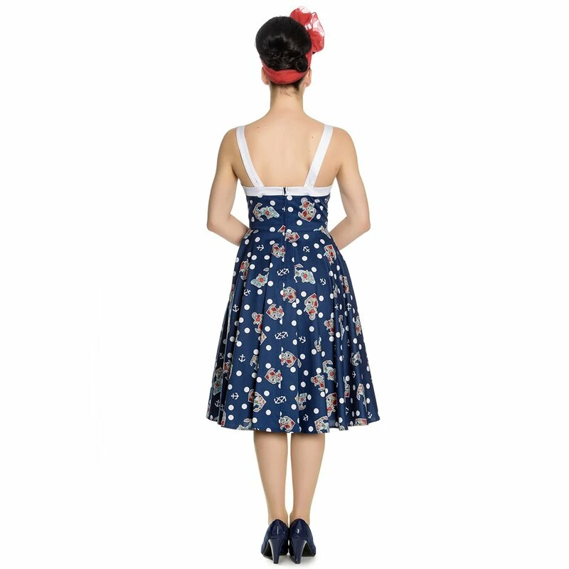 Hell Bunny Vintage Dress - Oceana 50's 3 Hell Bunny Vintage Dress - Oceana 50's - Image 3