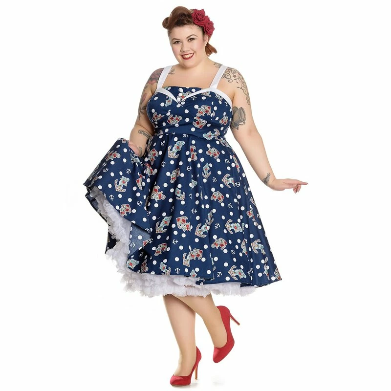 Hell Bunny Vintage Dress - Oceana 50's 5 Hell Bunny Vintage Dress - Oceana 50's - Image 5