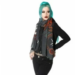 Hyraw Scarf - Skull & Bones -The Rock Shop - shop hyraw scarf skull bones4