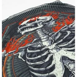 Hyraw Scarf - Skull & Bones -The Rock Shop - shop hyraw scarf skull bones6