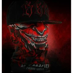 Hyraw Tube Scarf - Lucifer -The Rock Shop - shop hyraw tube scarf lucifer4