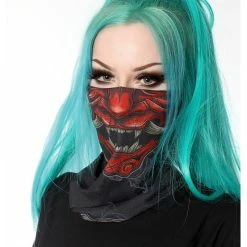 Hyraw Tube Scarf - Skull Colour -The Rock Shop - shop hyraw tube scarf skull colour3