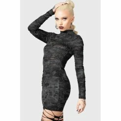 KILLSTAR Bodycon Dress - Shows Over -The Rock Shop - shop killstar bodycon dress shows over4