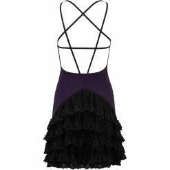 Killstar Bustle Dress - Vivienne Plum -The Rock Shop - shop killstar bustle dress vivienne plum5
