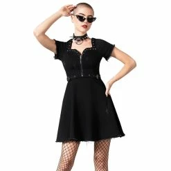 Killstar Denim Mini Dress - Time Out