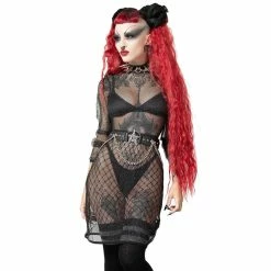 KILLSTAR Fishnet Bodycon Dress - Allnighter