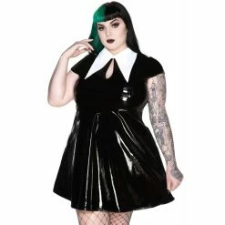 Killstar Gloss Skater Dress - Generation Hex -The Rock Shop - shop killstar gloss skater dress generation hex3