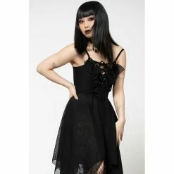 Killstar Gothic Dress - Anshee 10 Killstar Gothic Dress - Anshee -The Rock Shop - shop killstar gothic dress anshee5