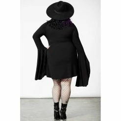 Killstar Gothic Dress - Hagatha -The Rock Shop - shop killstar gothic dress hagatha3