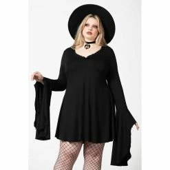 Killstar Gothic Dress - Hagatha -The Rock Shop - shop killstar gothic dress hagatha6