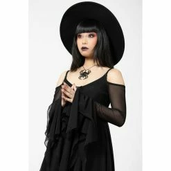 Killstar Gothic Dress - Omen -The Rock Shop - shop killstar gothic dress omen6