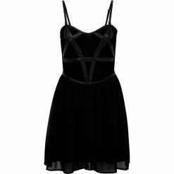 Killstar Gothic Mini Dress - Draconian -The Rock Shop - shop killstar gothic mini dress draconian4