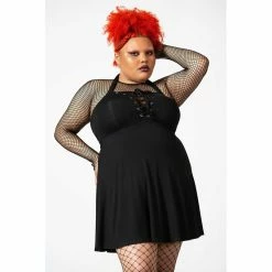 Killstar Halter Dress - Gothica -The Rock Shop - shop killstar halter dress gothica5