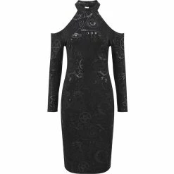 Killstar Halter Dress - Grave Girl -The Rock Shop - shop killstar halter dress grave girl4