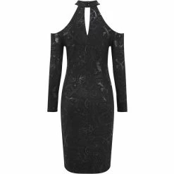 Killstar Halter Dress - Grave Girl -The Rock Shop - shop killstar halter dress grave girl5