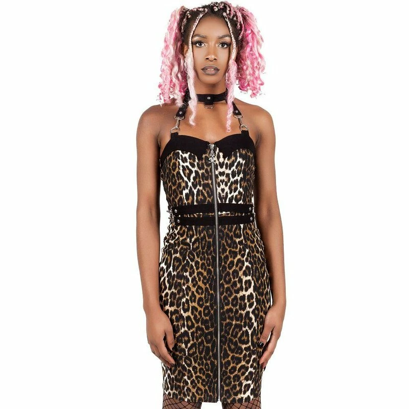 Killstar Halter Dress - Man Eater Leo 2 Killstar Halter Dress - Man Eater Leo - Image 2