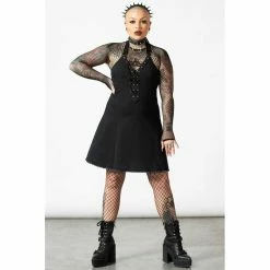 Killstar Halter Dress - Subzero -The Rock Shop - shop killstar halter dress subzero3