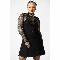 Killstar Halter Dress - Subzero -The Rock Shop - shop killstar halter dress subzero4